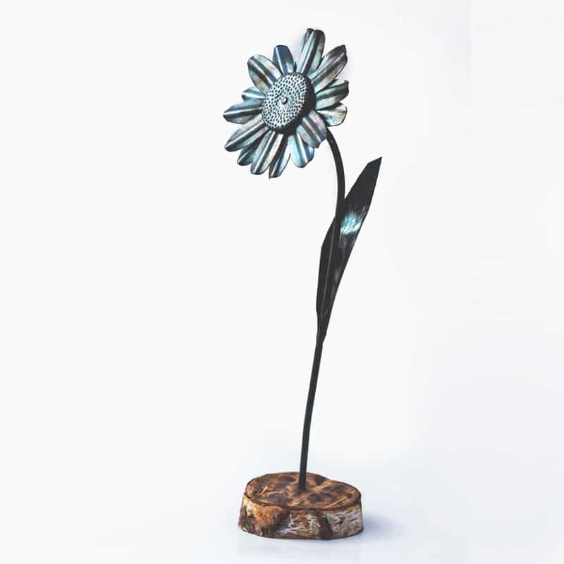 Kézműves fémből készült Gerbera - Steel Artisan